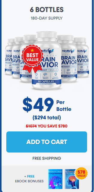 Brain Savior 6 bottle
