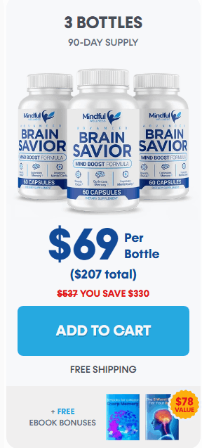 Brain Savior 3 bottle